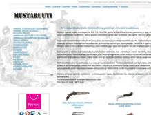 Tablet Screenshot of mustaruuti.fi